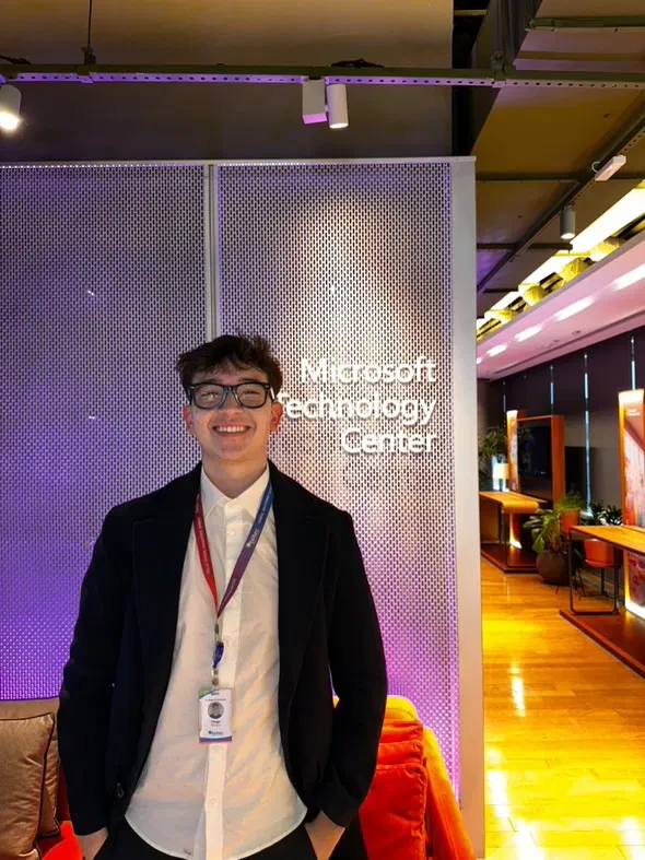 Thiago Henrique no Microsoft Technology Center